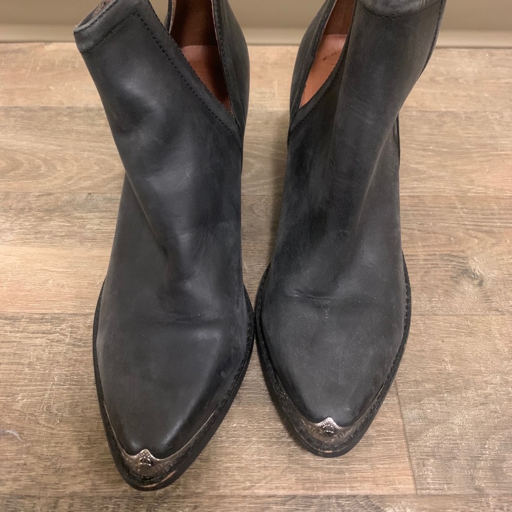 Jeffrey Campbell Crowley cutout boot black leather